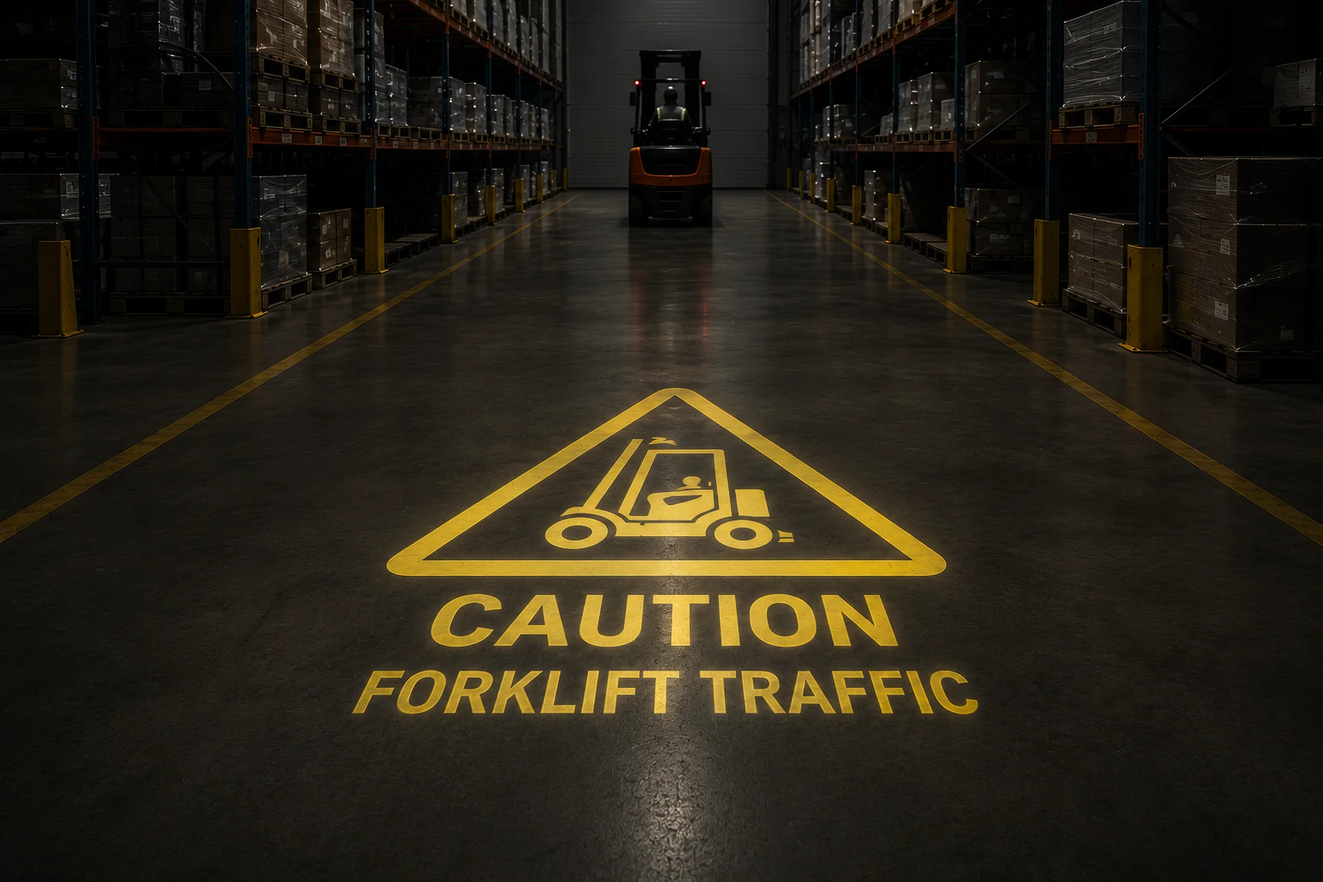 Permanent signage projection